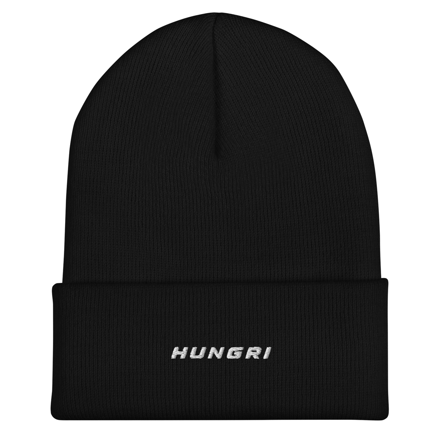 HUNGRI Beanie — Blackout