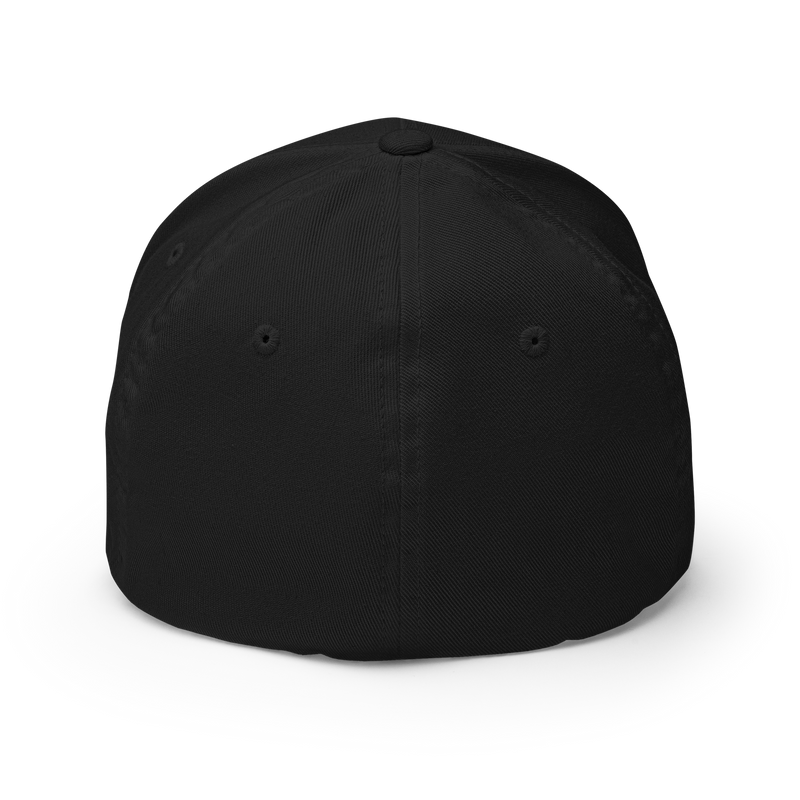 HUNGRI The Core Hat in Black - back view