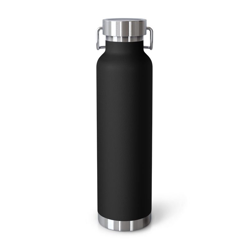 HUNGRI The Discipline Bottle 22oz in Black - back view