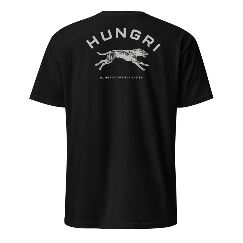 HUNGRI 150 RUN Blackout tee — back