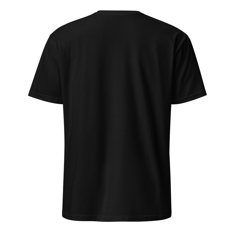 HUNGRI Core Relaxed Fit Tee in black, back view