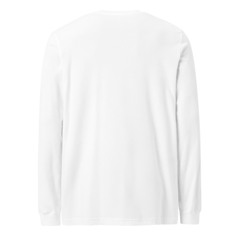 HUNGRI Foundation Long Sleeve in White - back view