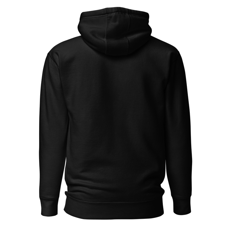 HUNGRI Core Hoodie in Black - back view