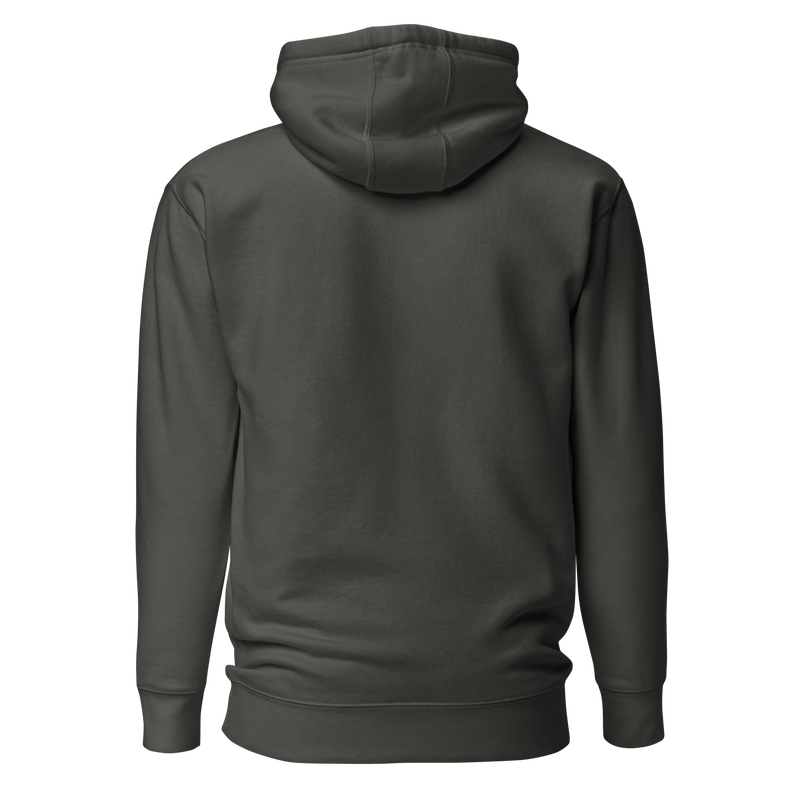 HUNGRI Core Hoodie in Vintage Black - back view